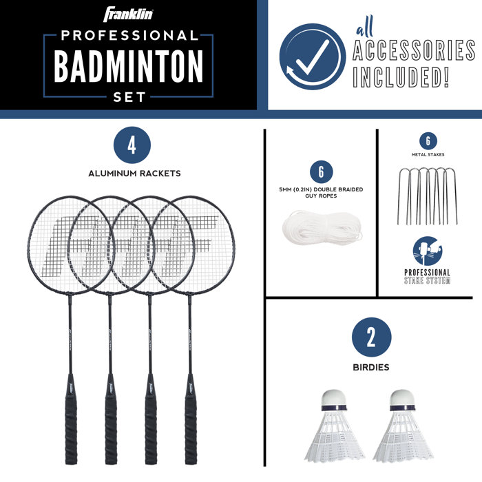 Franklin Sports Professional Badminton Set & Reviews Wayfair